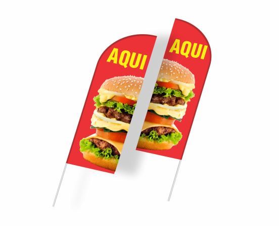 Wind Banner para Fast Food